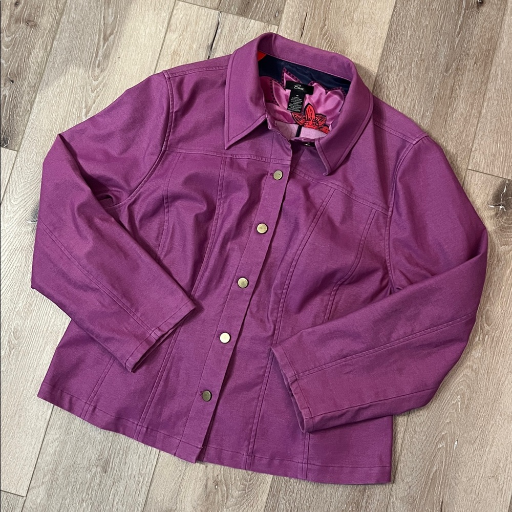 Emme - women’s jacket in azalea, size 18, lots of stretch and style